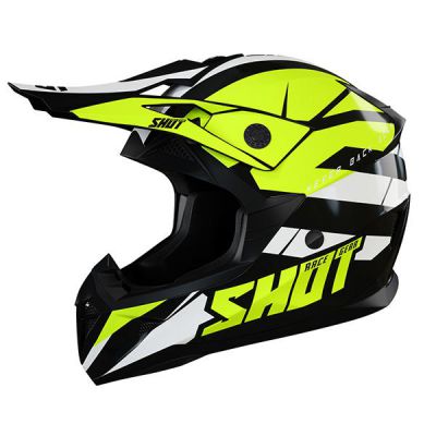 SHOT KASK REVENGE CZARNO ŻÓŁTY NEON ROZMIAR L