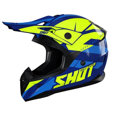 SHOT KASK REVENGE NAVY ŻÓŁO NIEBIESKI ROZMIAR L