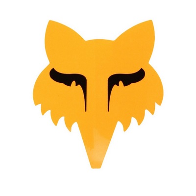 FOX NAKLEJKA LEGACY HEAD 3.5 FLO-POMARAŃCZOWE